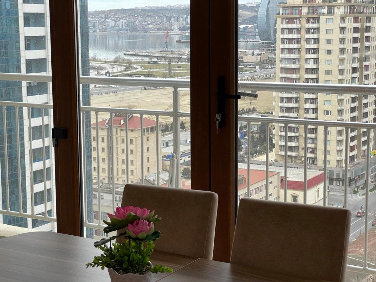 Appartamento Park Azure Luxury Baky Esterno foto